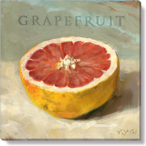 GRAPEFRUIT GICLEE WALL ART