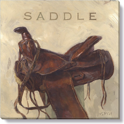 SADDLE GICLEE WALL ART