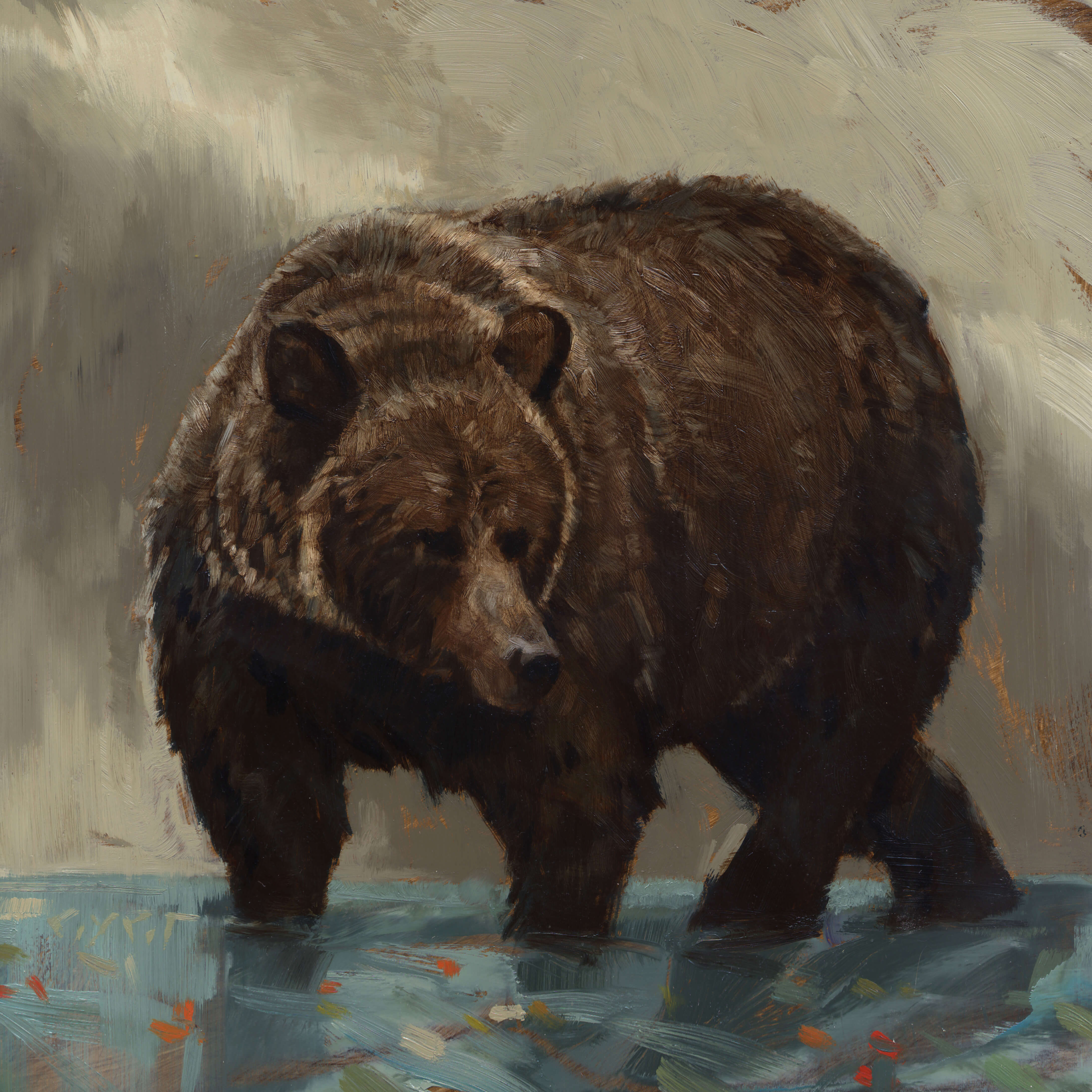 BROWN BEAR GICLEE ARTWORK