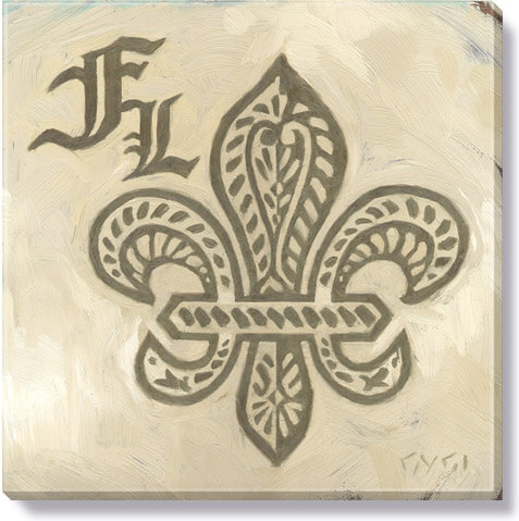 FL FLEUR-DE-LIS GICLEE ART