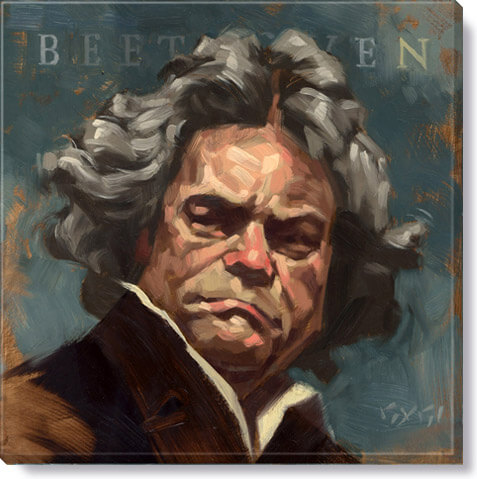 BEETHOVEN GICLEE WALL ART