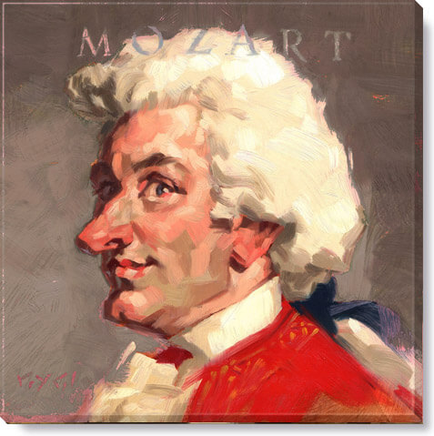 MOZART GICLEE WALL ART