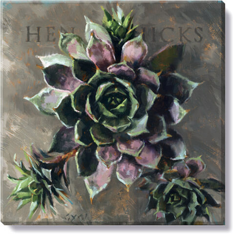 HEN & CHICKS GICLEE WALL ART