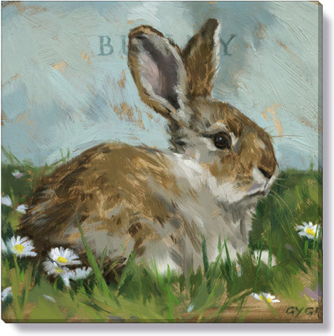 BROWN BUNNY GICLEE WALL ART