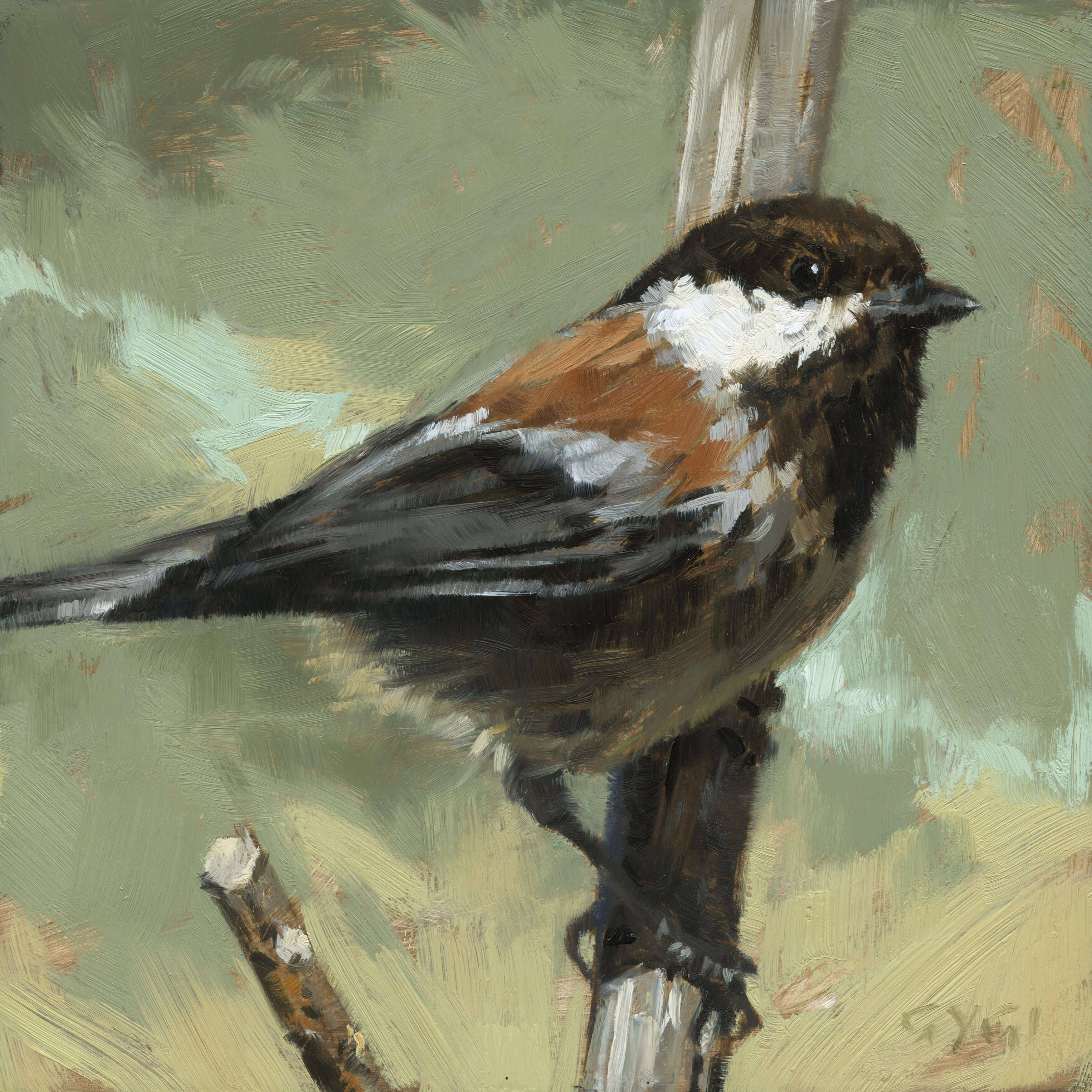 CHICKADEE GICLEE ARTWORK