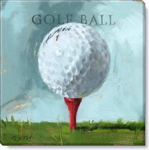 GOLF BALL GICLEE WALL ART