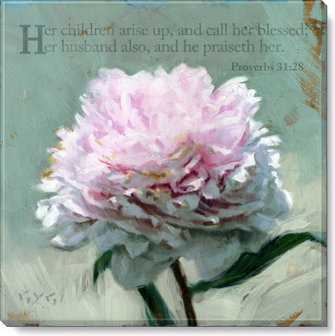 INSPIRATIONAL PEONY GICLEE ART