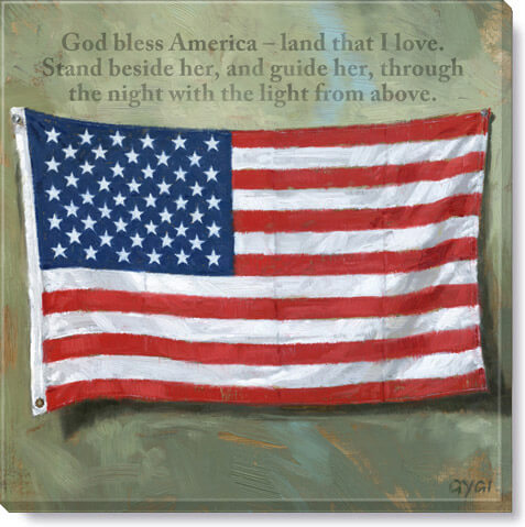 INSPIRATIONAL OLD GLORY GICLEE