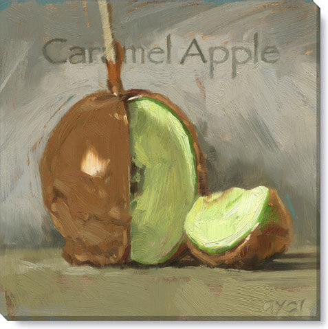 CARAMEL APPLE GICLEE WALL ART