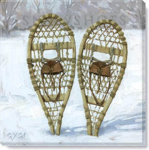 SNOWSHOES GICLEE WALL ART