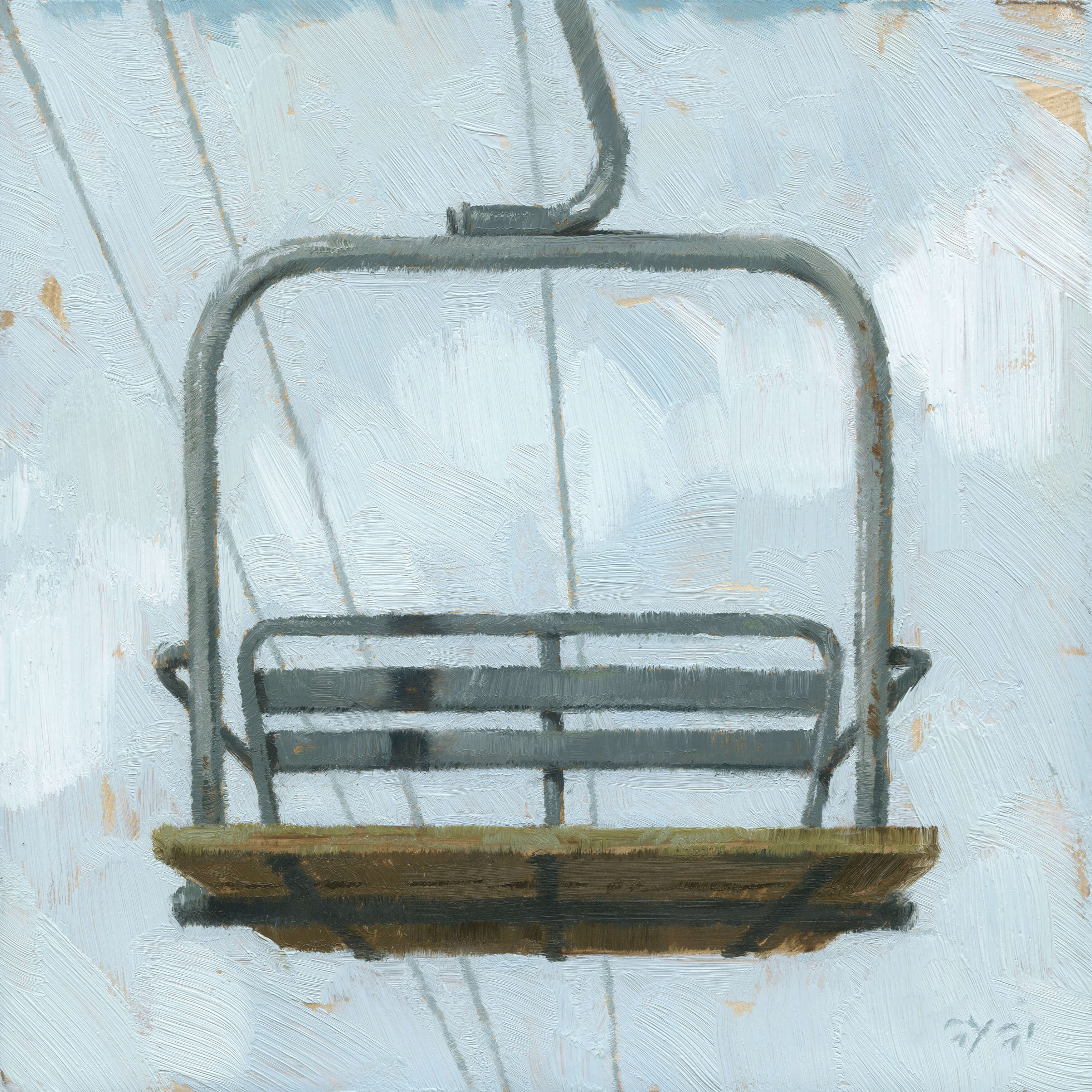 SKI LIFT GICLEE ARTWORK