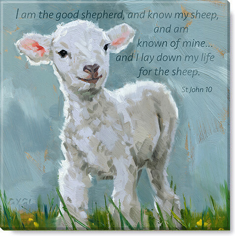 INSPIRATIONAL LAMB GICLEE WALL