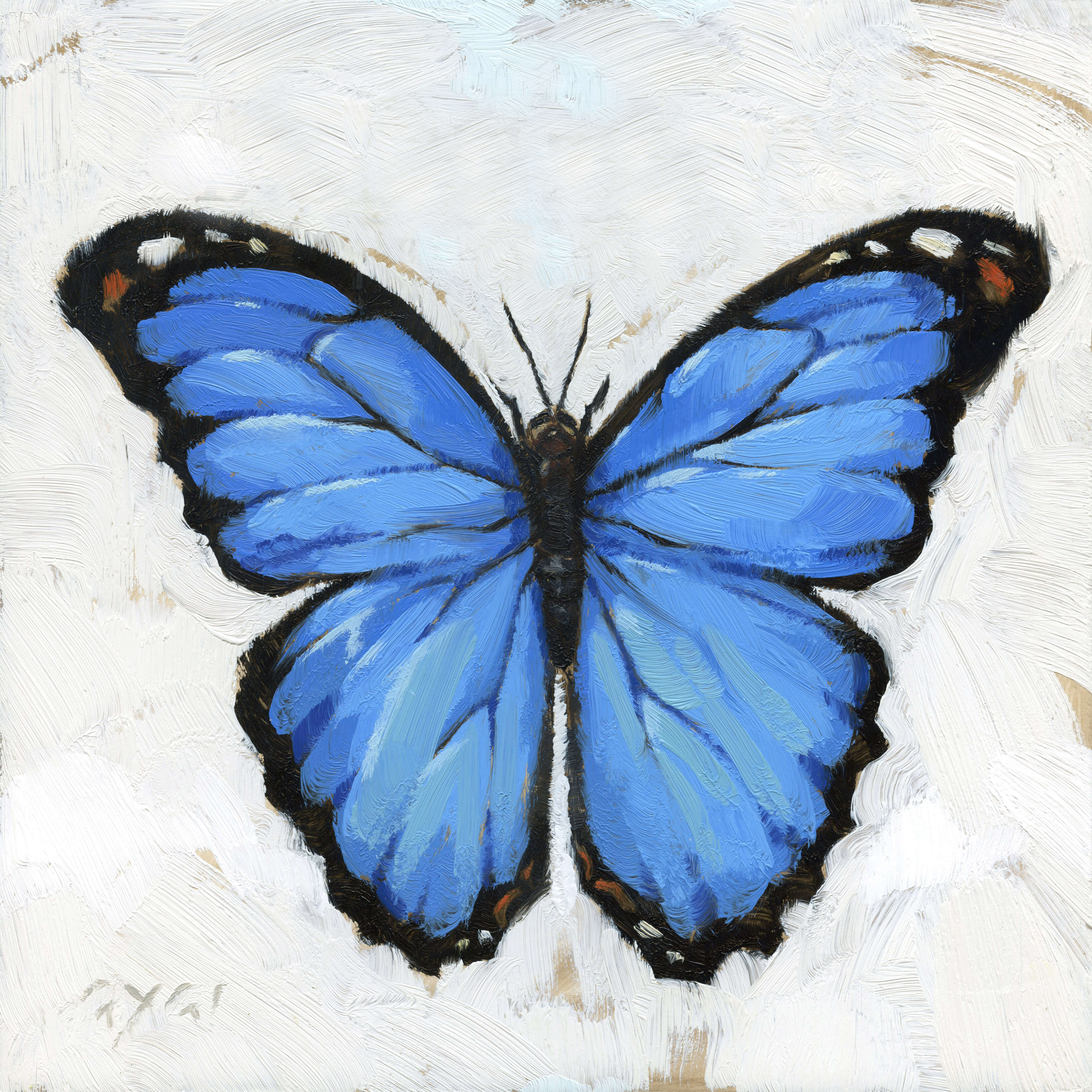 BLUE BUTTERFLY GICLEE ARTWORK