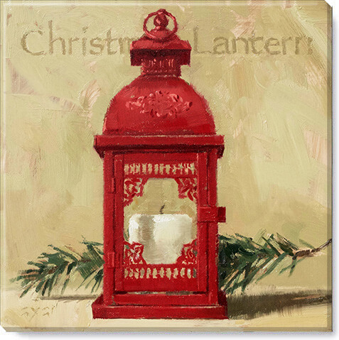 CHRISTMAS LANTERN GICLEE WALL