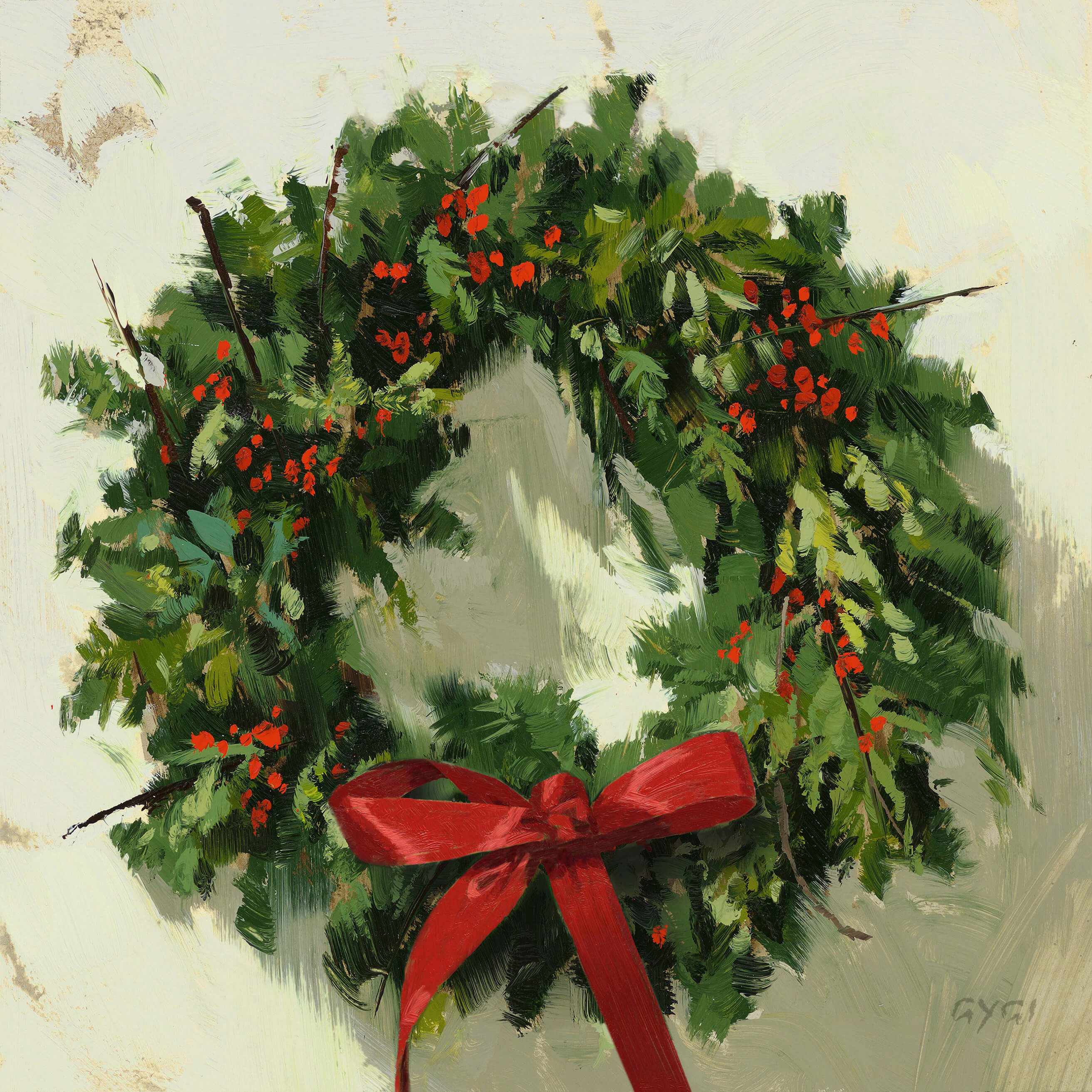 HOLIDAY WREATH GICLEE ARTWORK