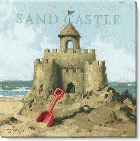 SAND CASTLE GICLEE WALL ART