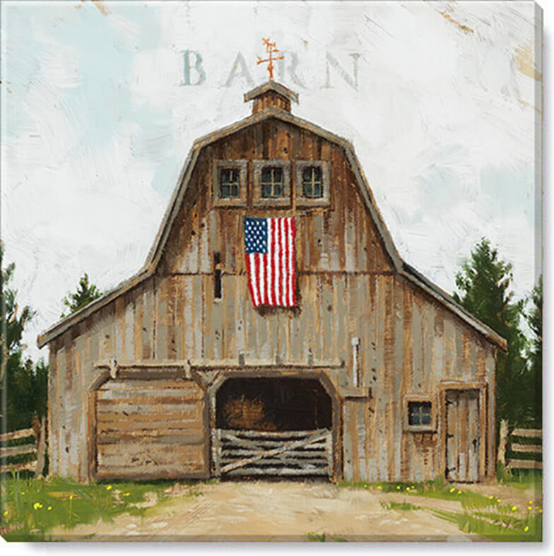 WOOD BARN GICLEE WALL ART