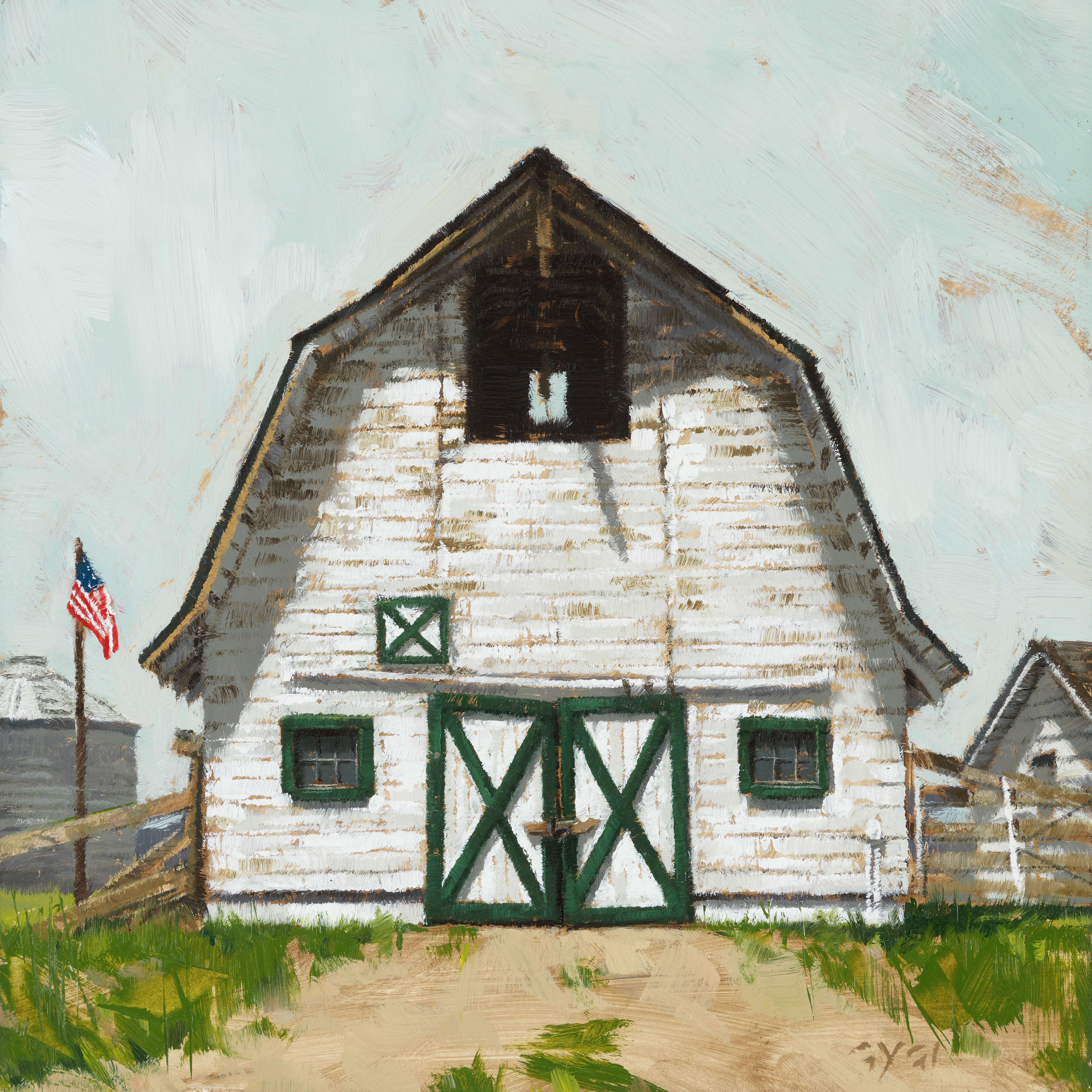 WHITE BARN GICLEE ARTWORK