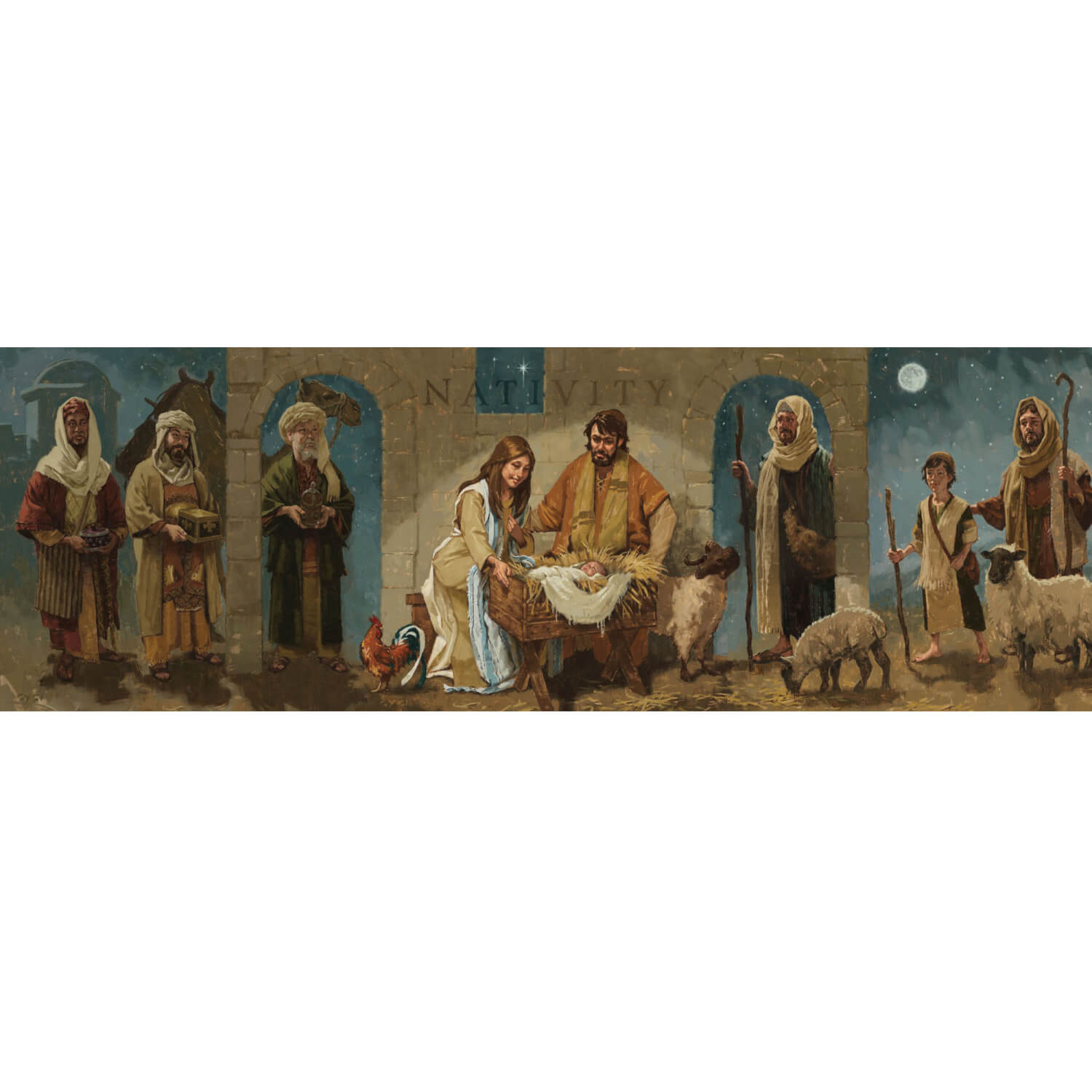 NATIVITY GICLEE WALL ART