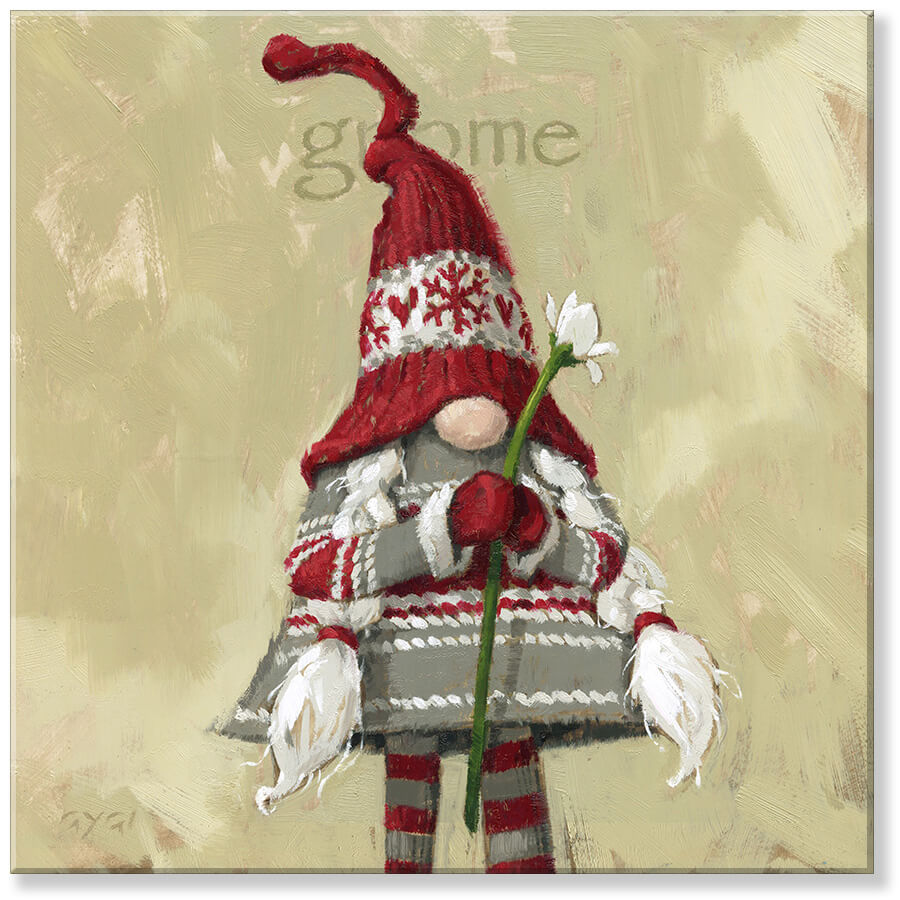 GIRL GNOME GICLEE WALL ART