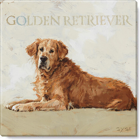 GOLDEN RETRIEVER WALL ART