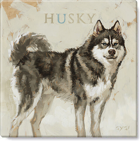 HUSKY GICLEE WALL ART