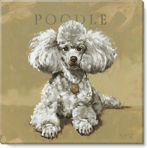 POODLE GICLEE WALL ART