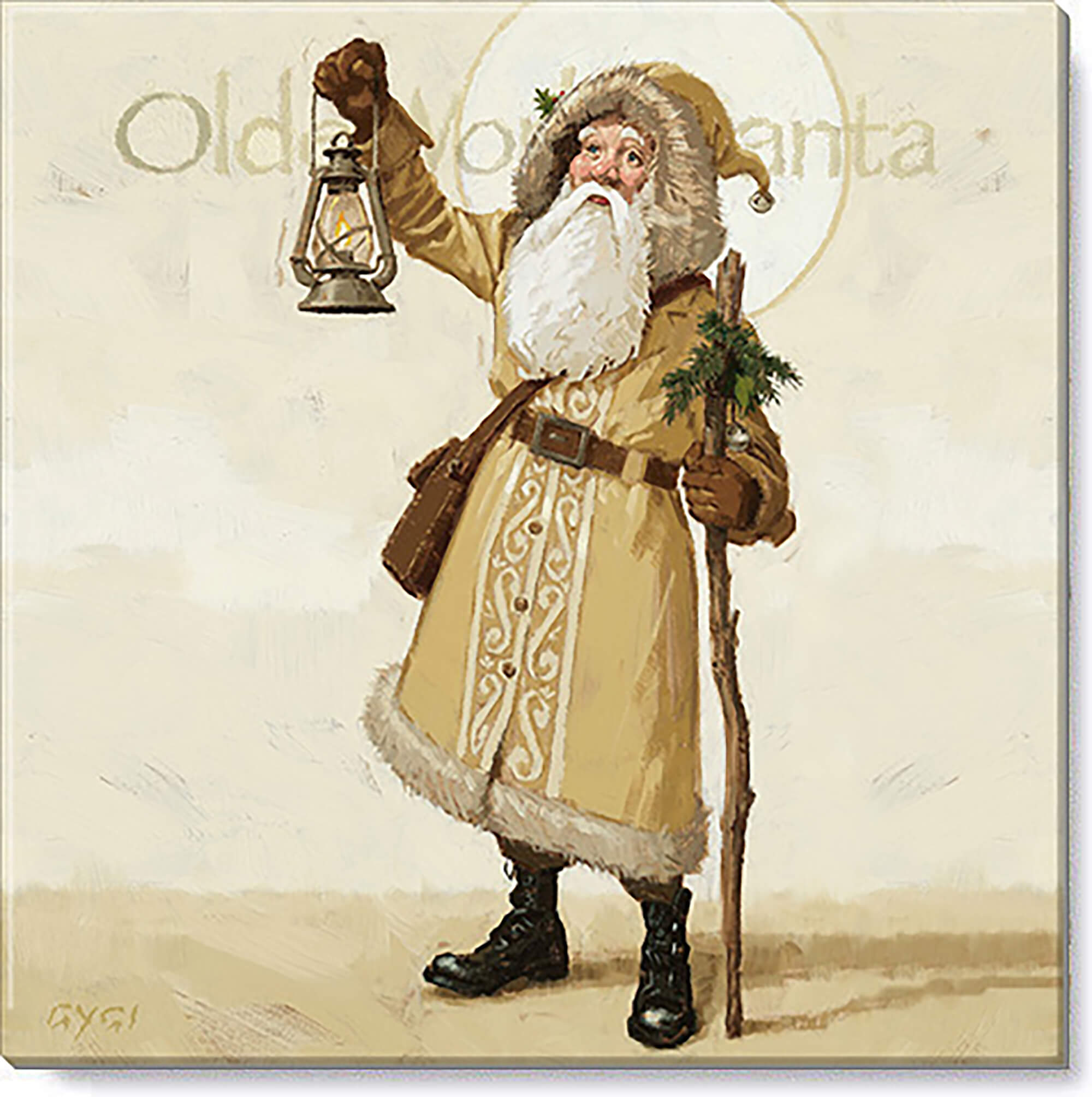 OLDE WORLD SANTA GICLEE ART