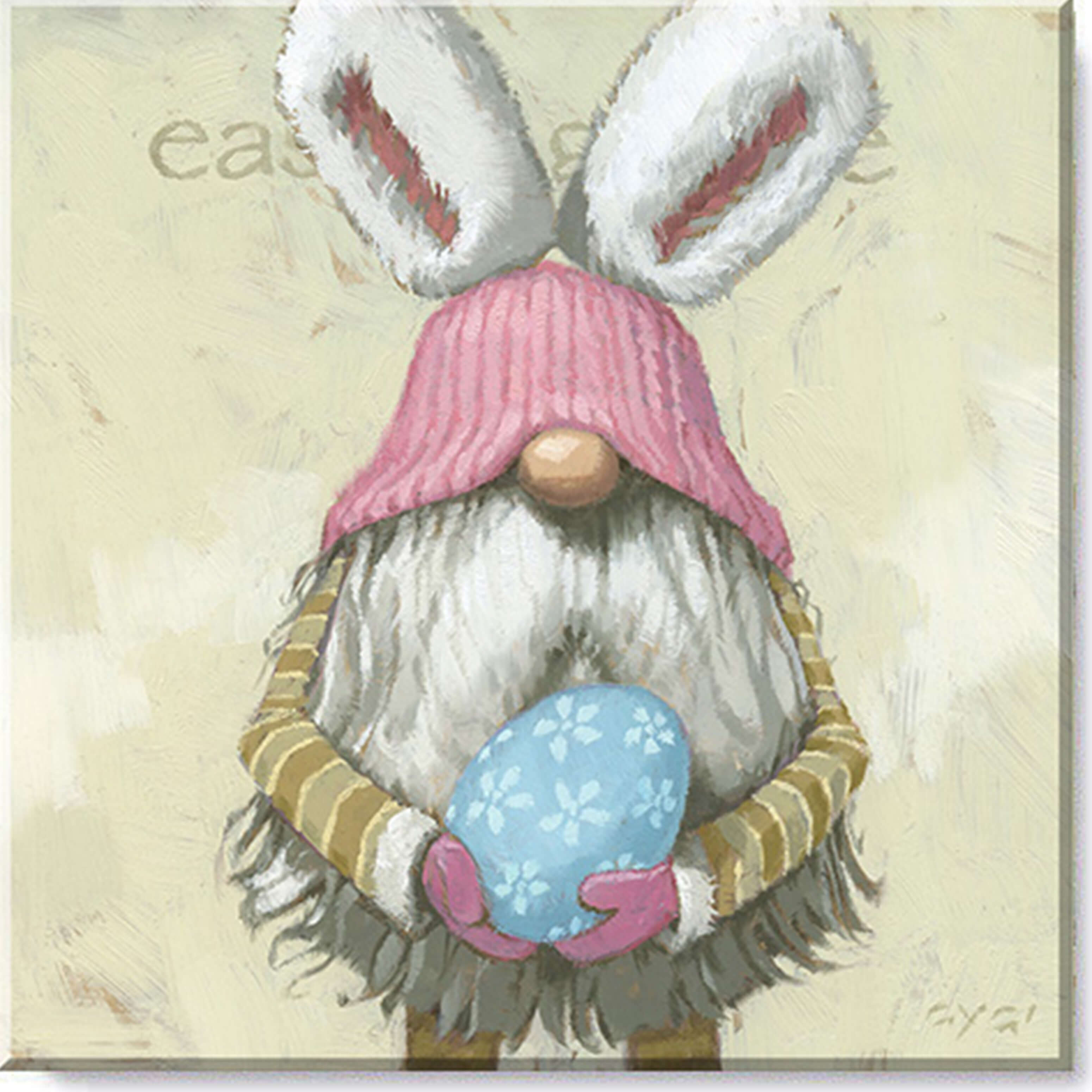 EASTER GNOME GICLEE WALL ART