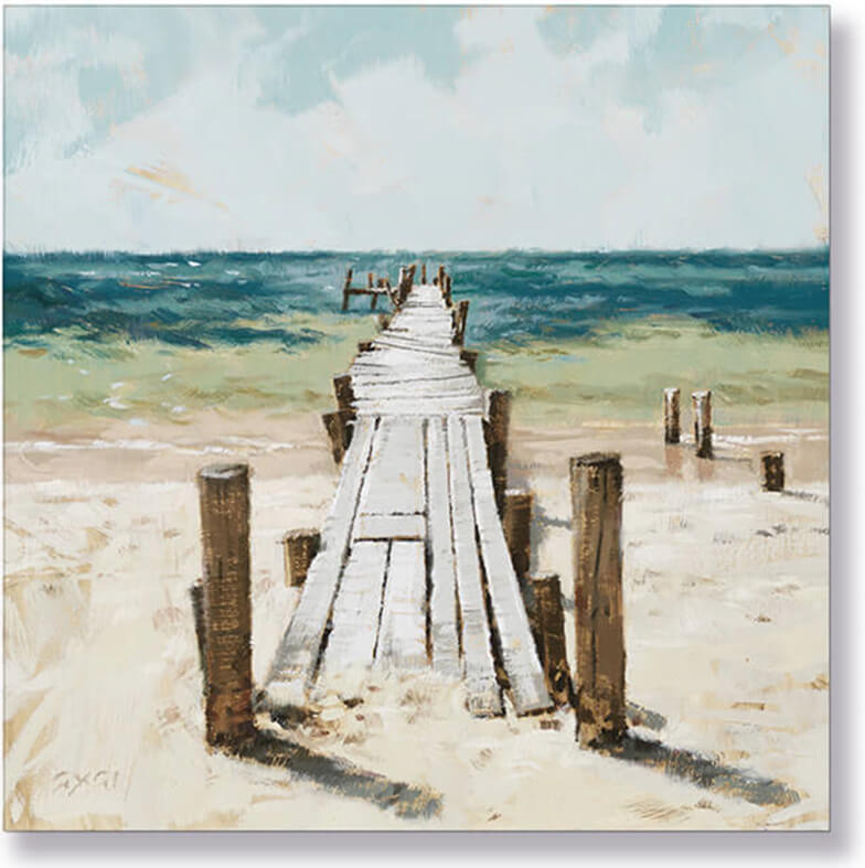 BEACH DOCK GICLEE WALL ART