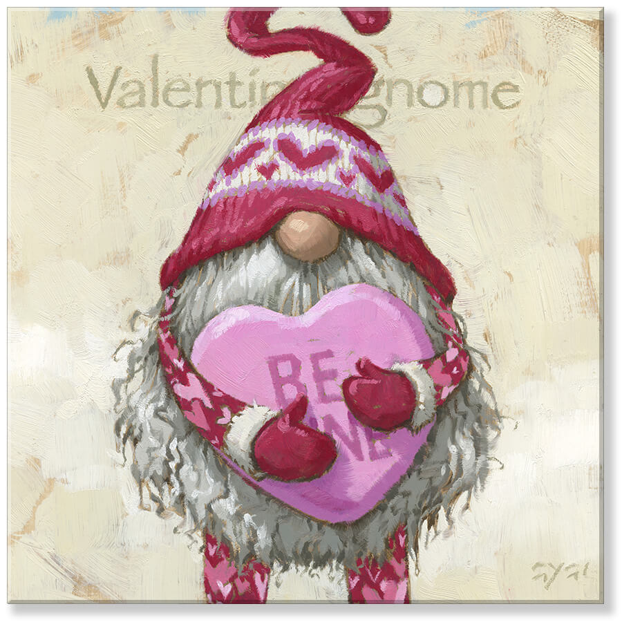 VALENTINE GNOME WALL DECOR