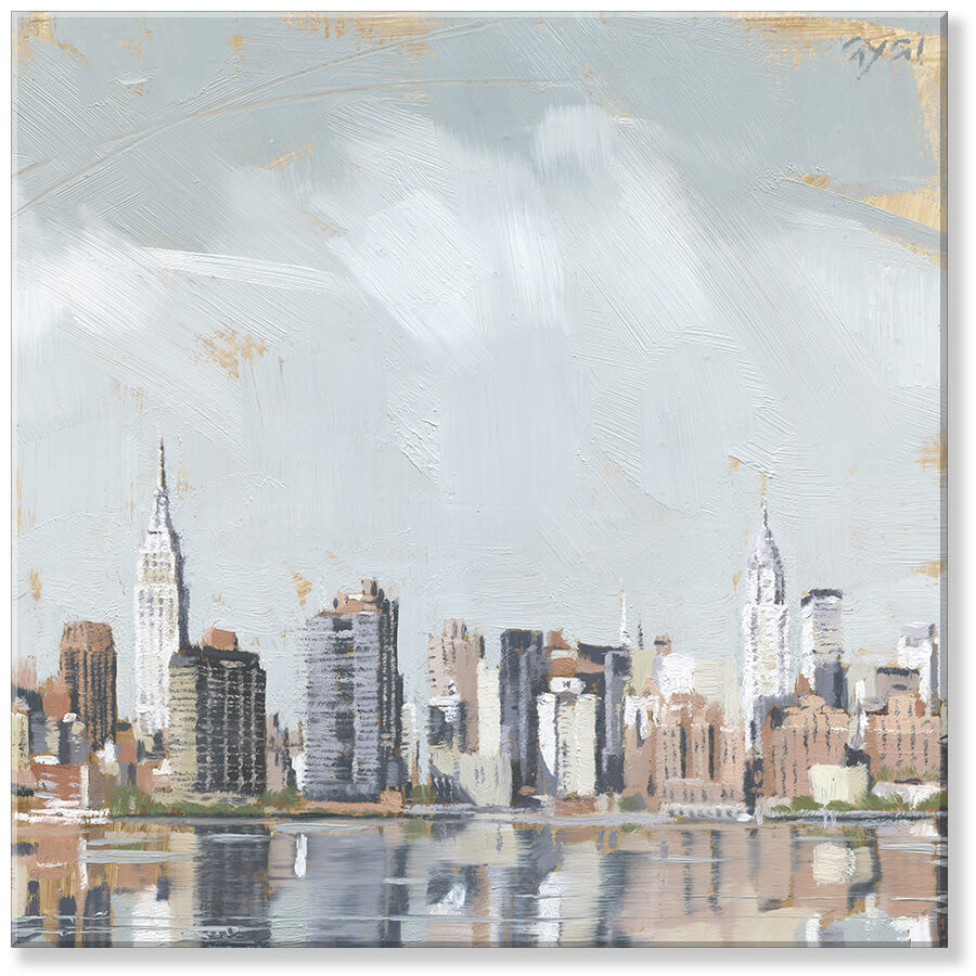 BIG SKY CITYSCAPE WALL ART