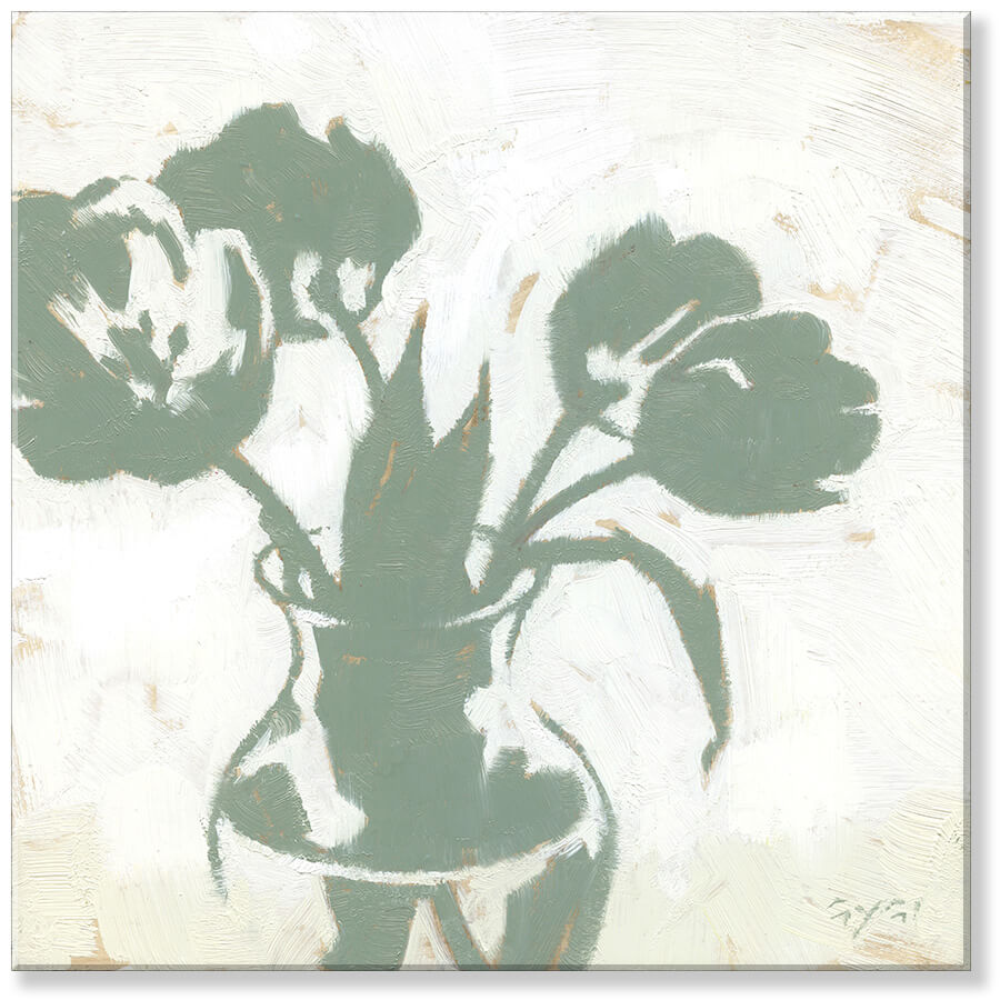 TULIP SILHOUETTE WALL ART