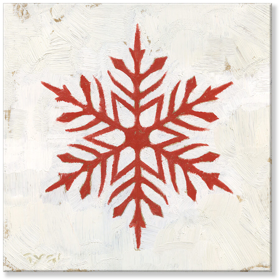 SNOWFLAKE SILHOUETTE WALL ART