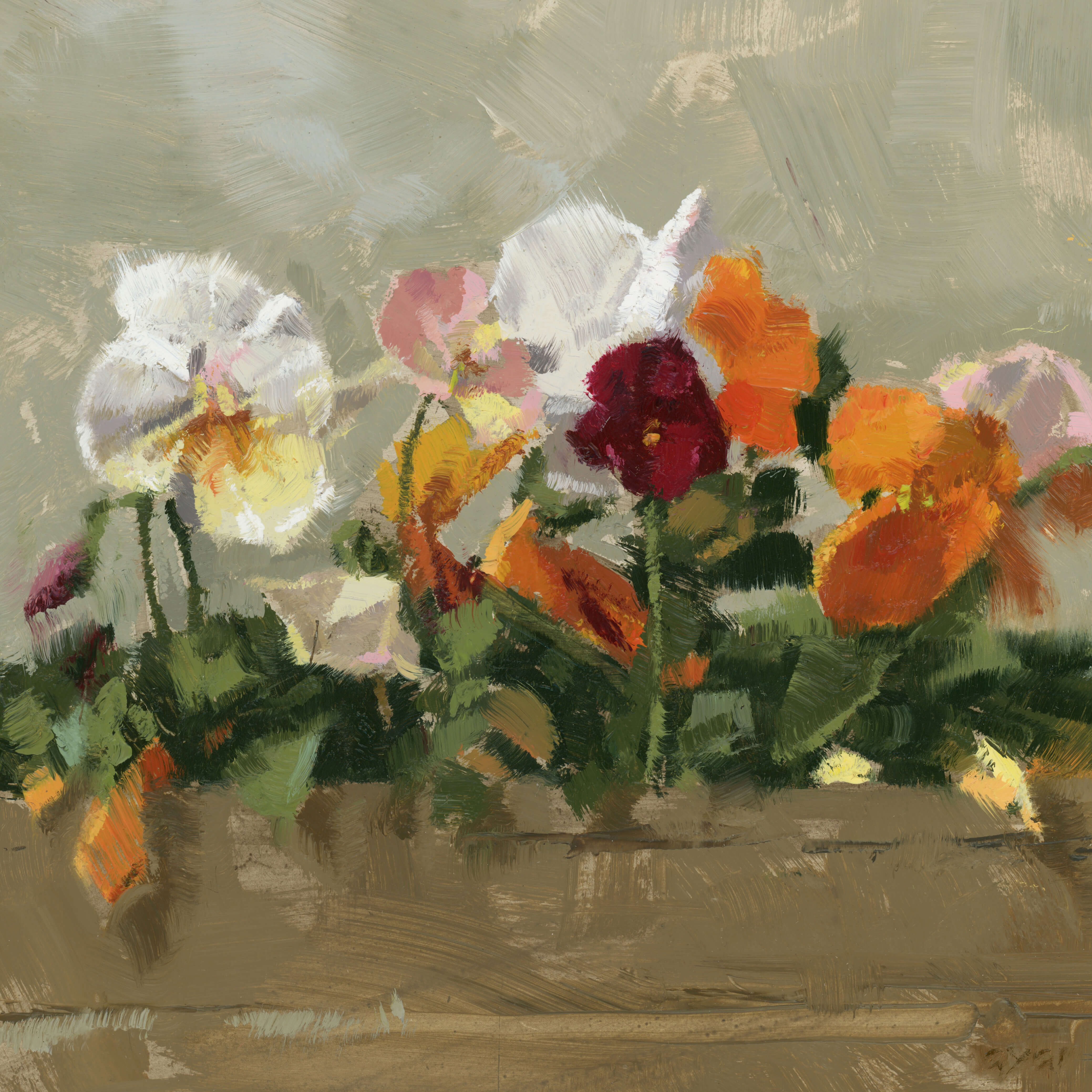 FARMHOUSE PANSIES ARTWORK