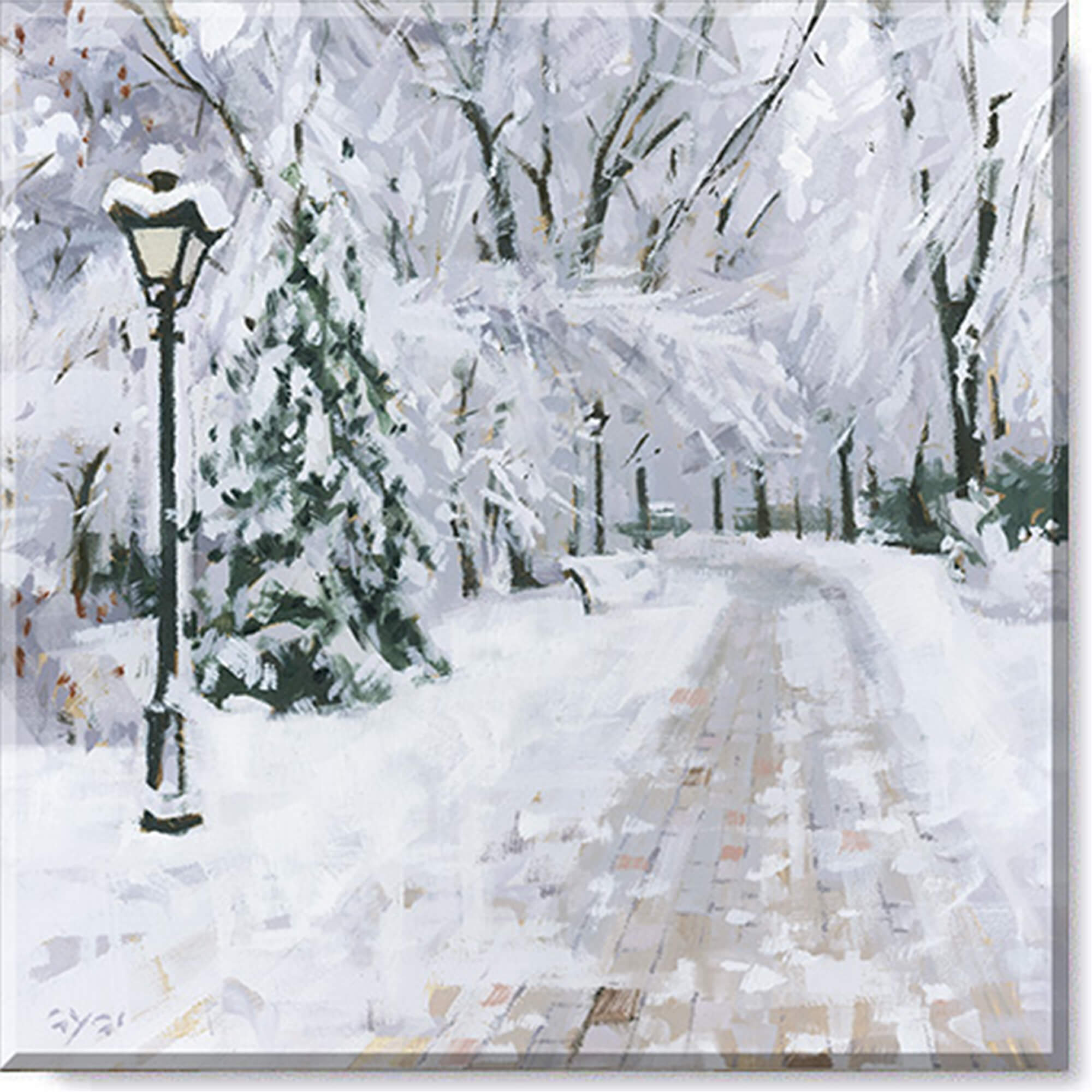 WINTER ROAD GICLEE ARTWORK