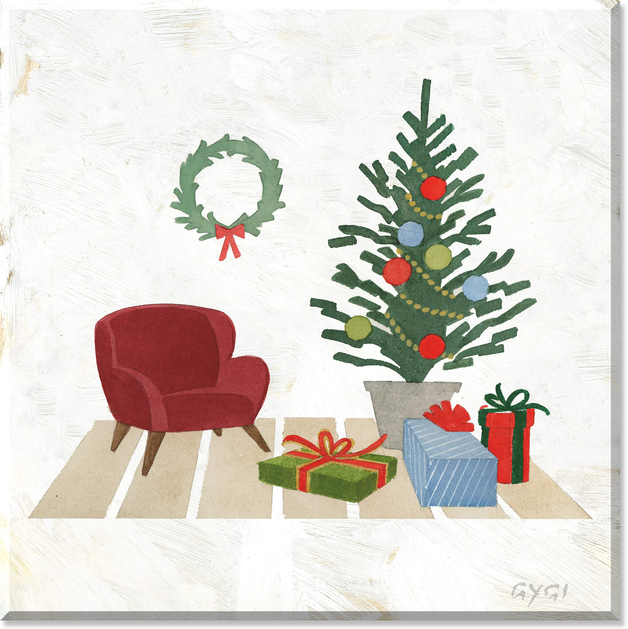 CHRISTMAS TREE GICLEE ARTWORK