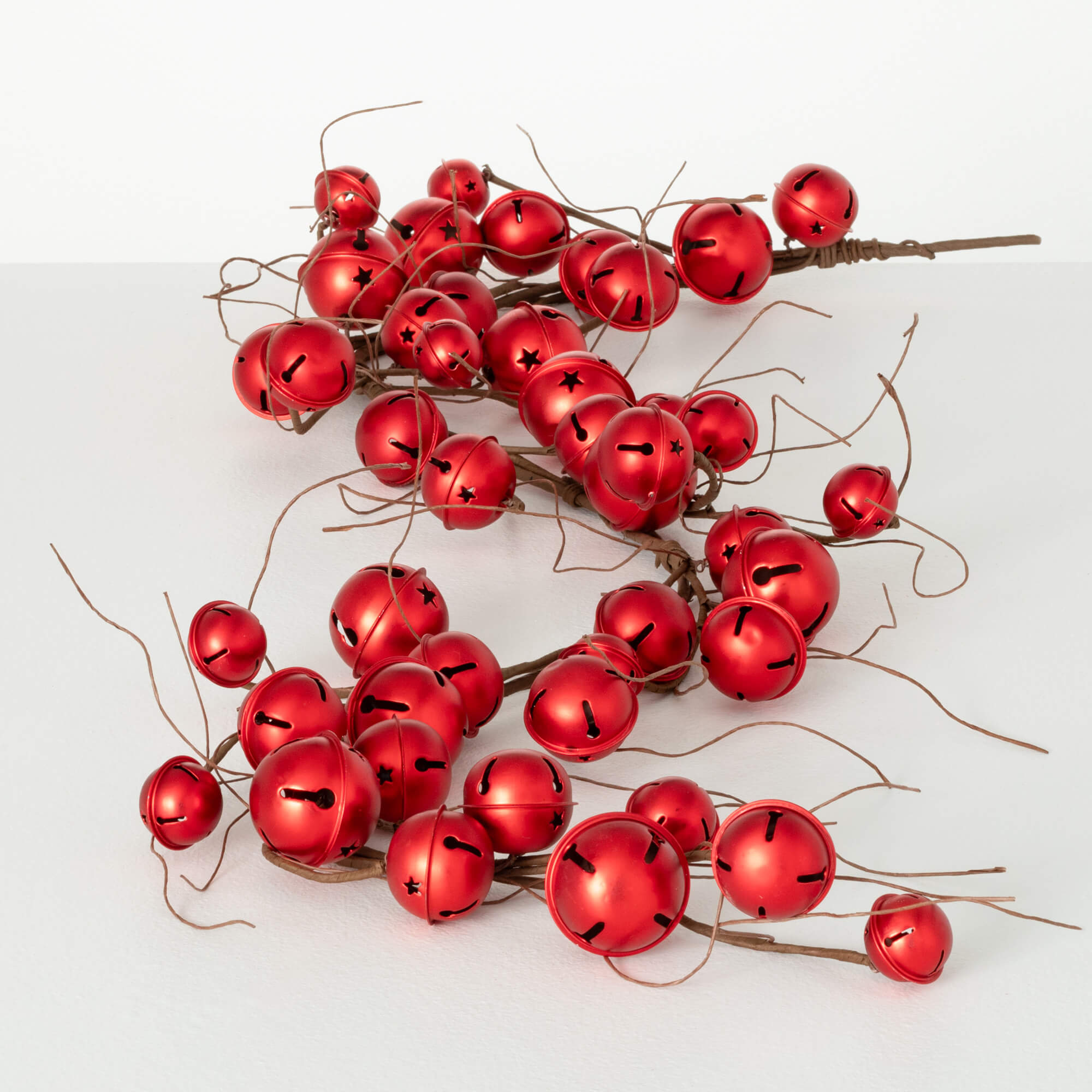 RED BELL TWIG GARLAND