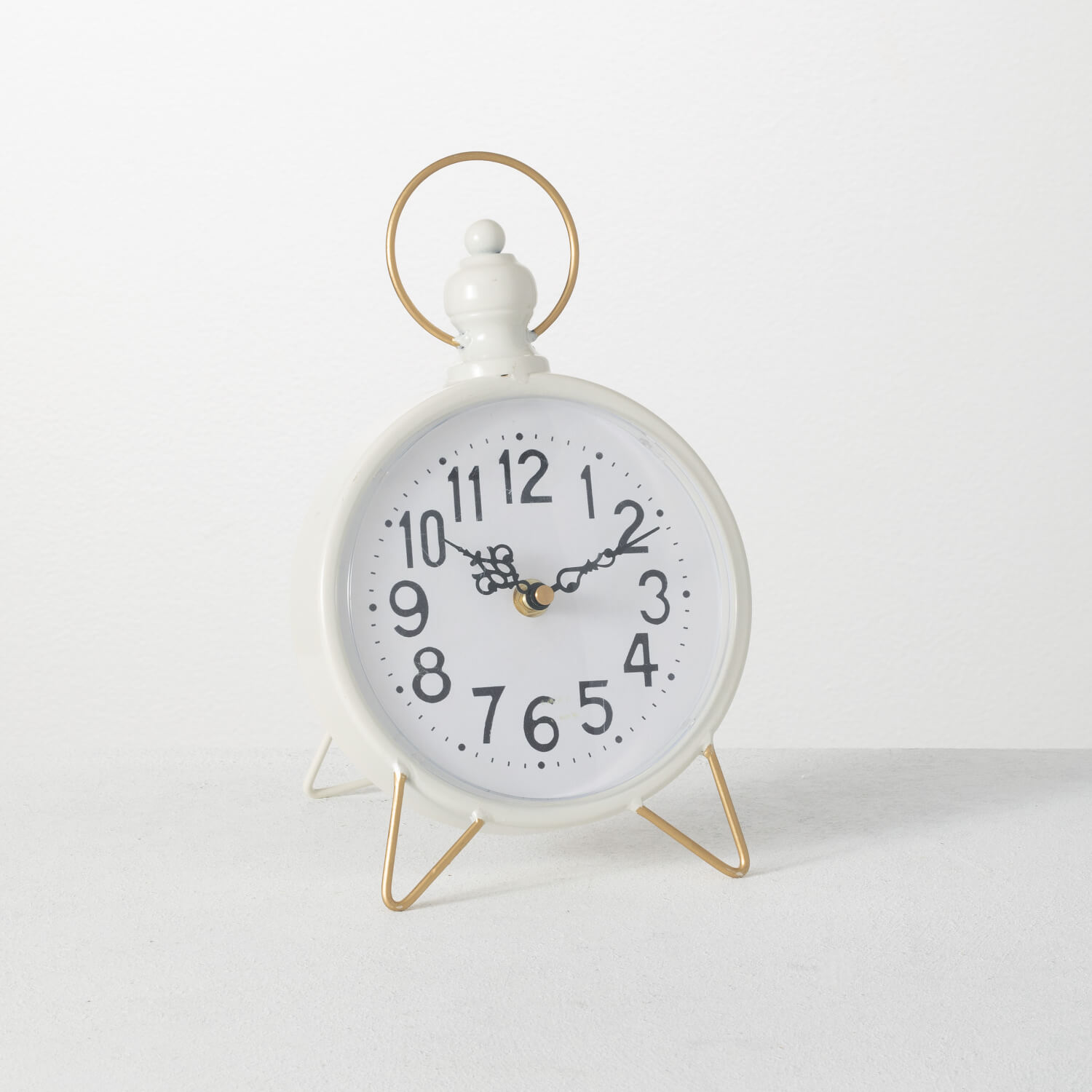 WHITE CLASSIC DESK CLOCK