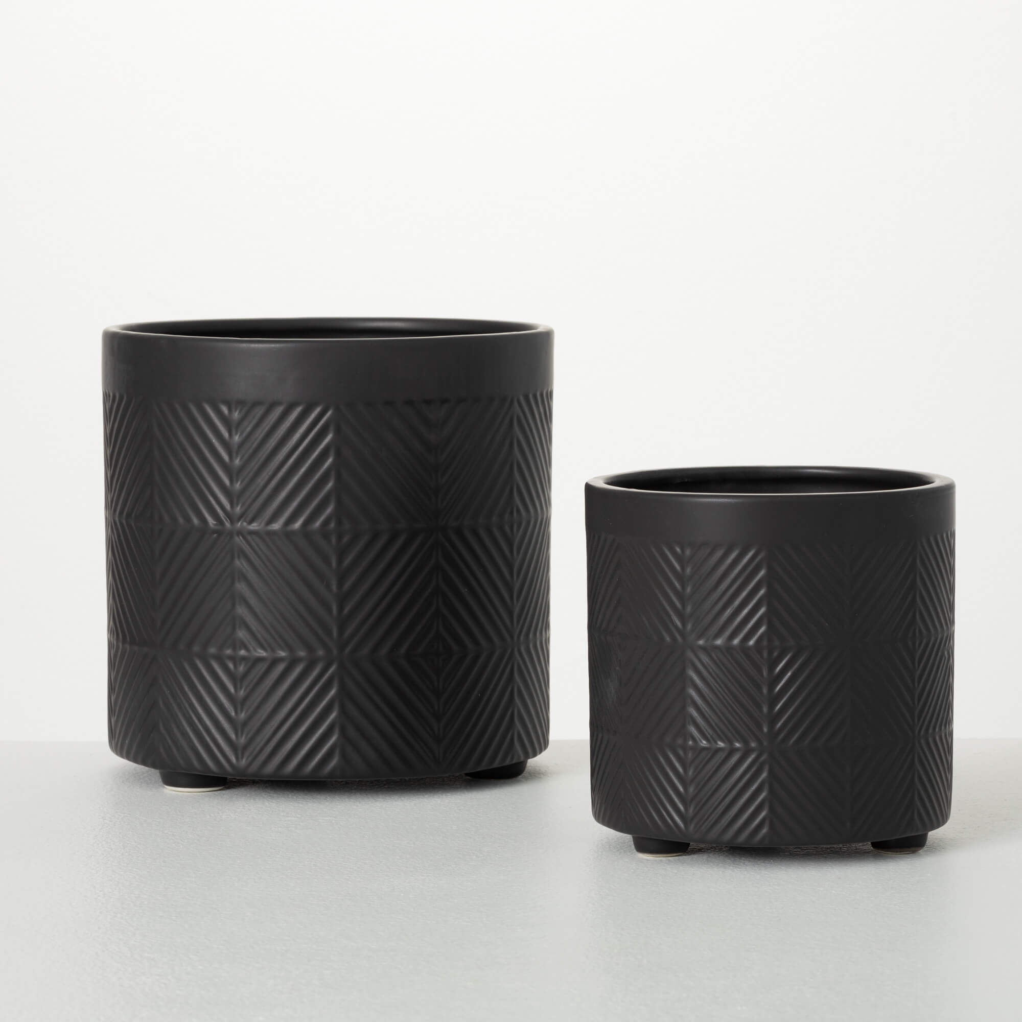 ONYX FOOTED PLANTER POTS