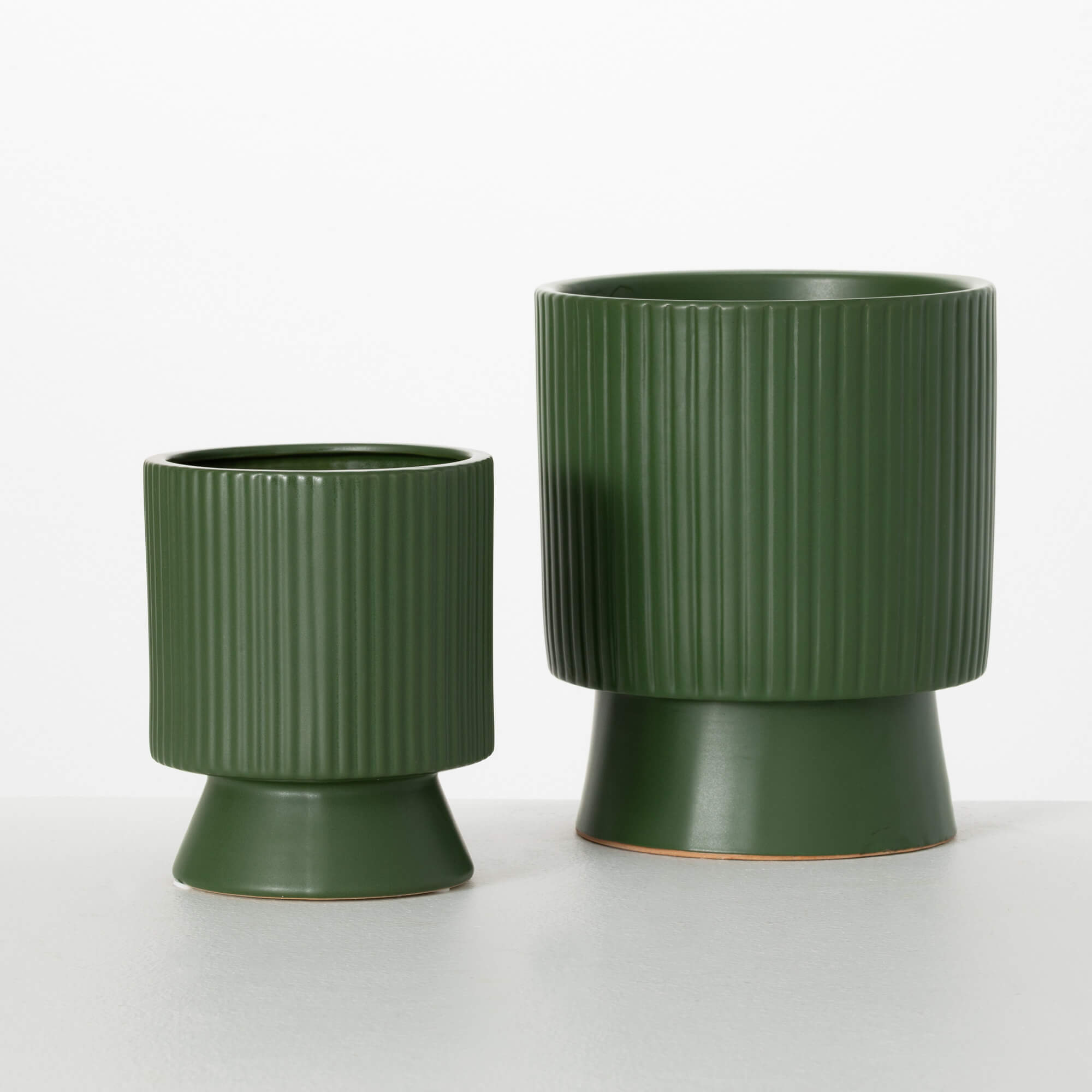 RIBBED PLANTER Set 2