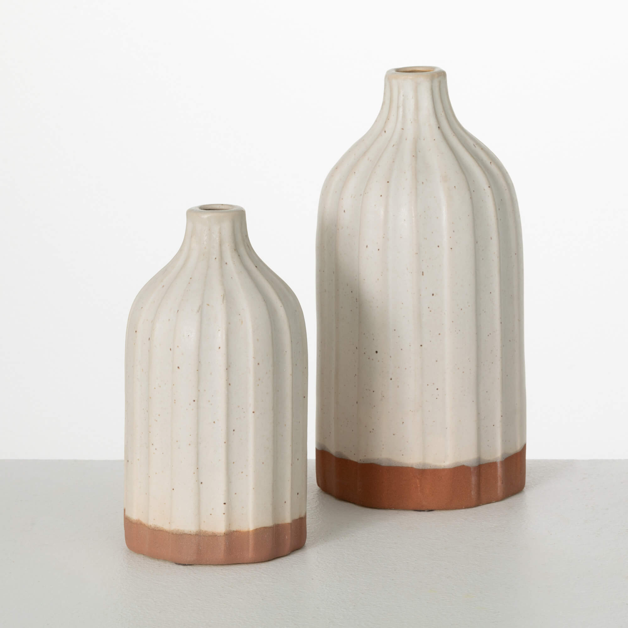 RIBBED VASE Set 2