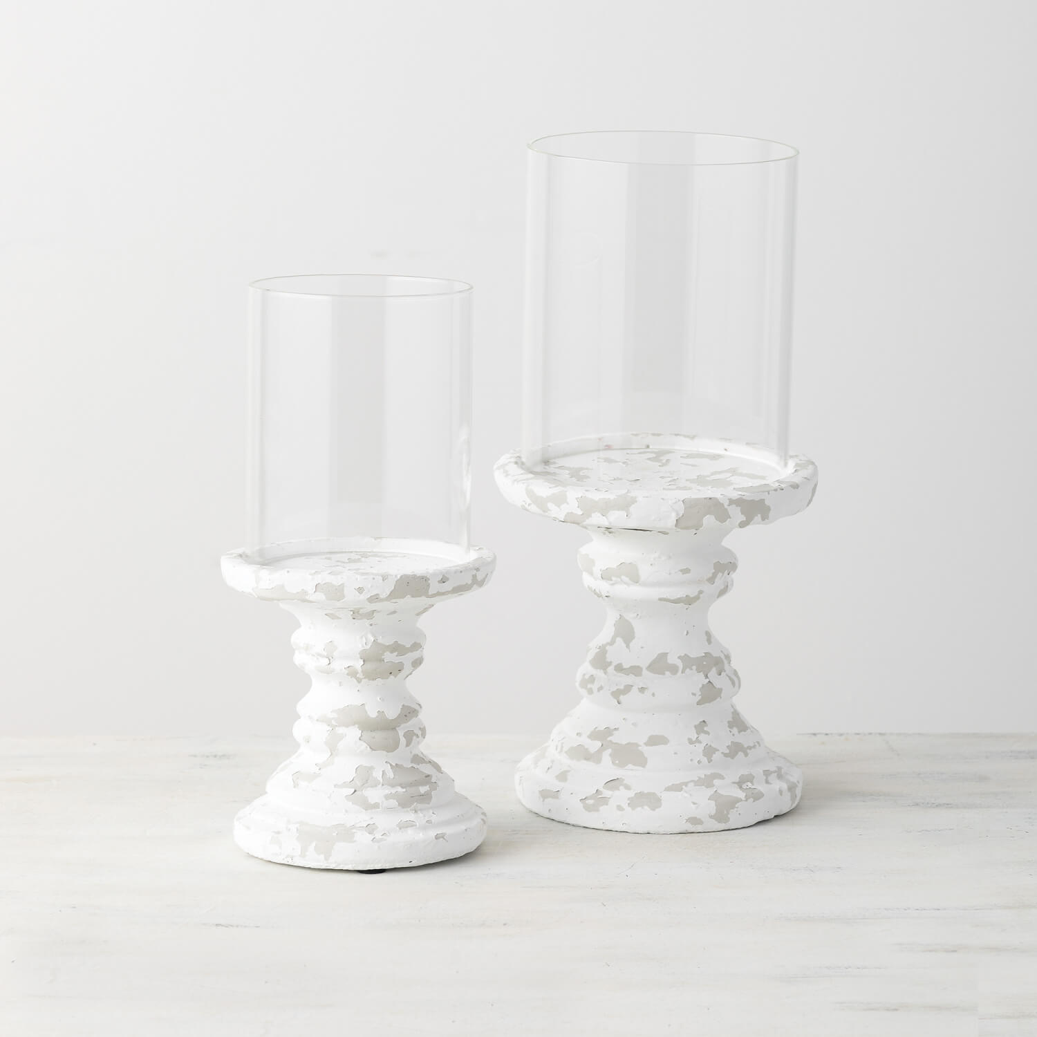 PILLAR CANDLE HOLDER SET OF 2