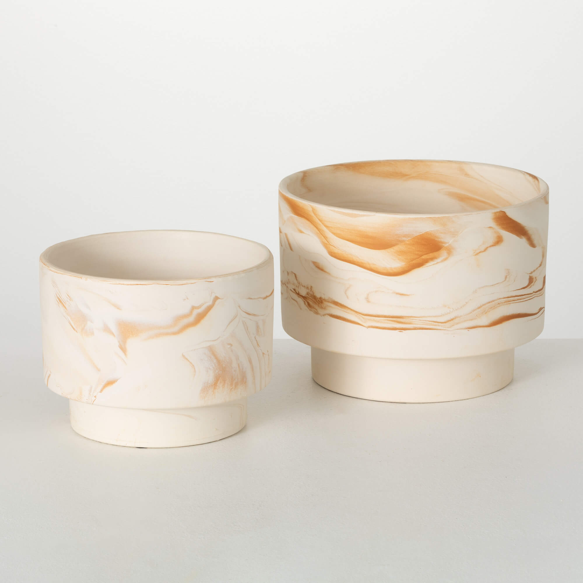 MARBLE PLANTER Set 2