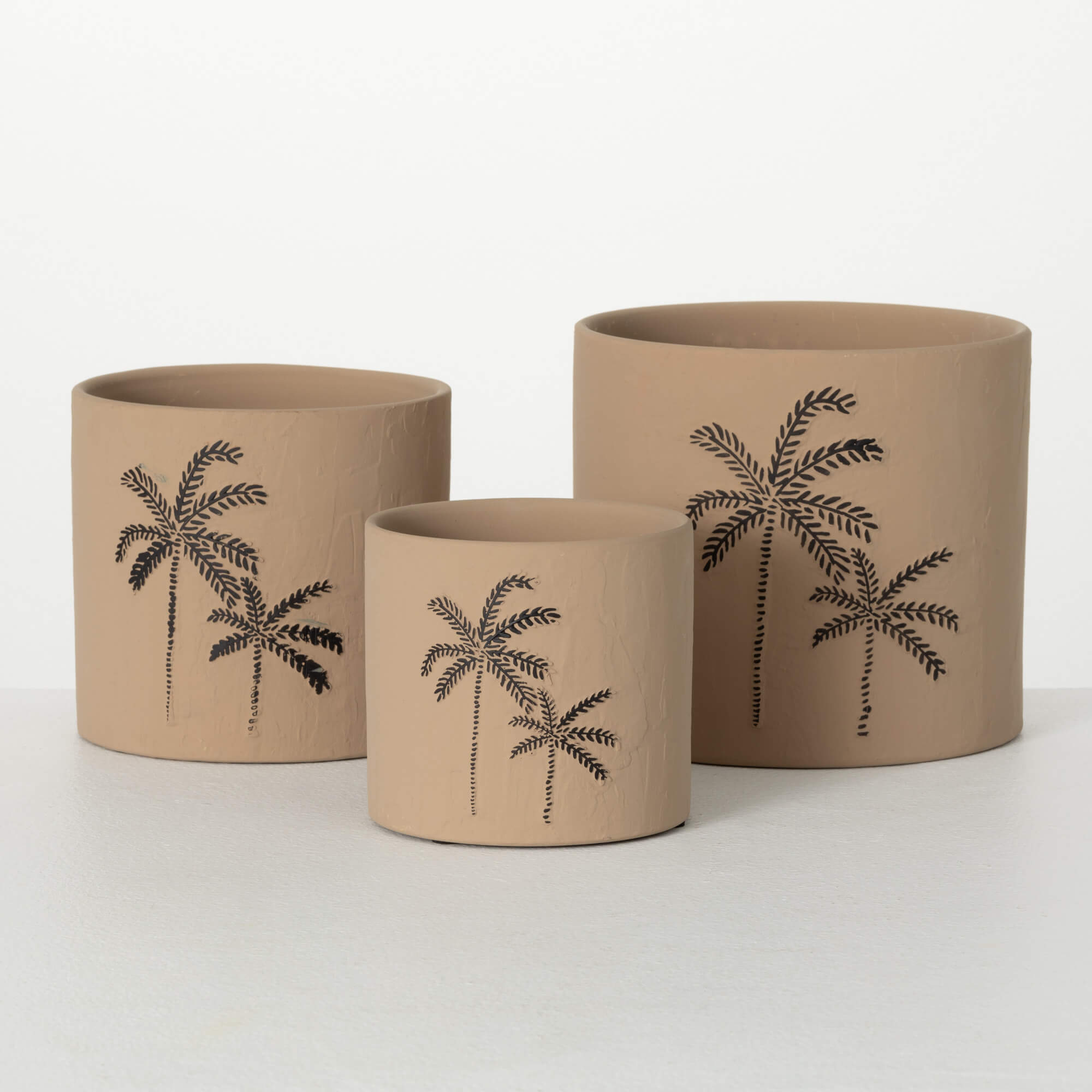 PALM TREE PLANTER Set 3