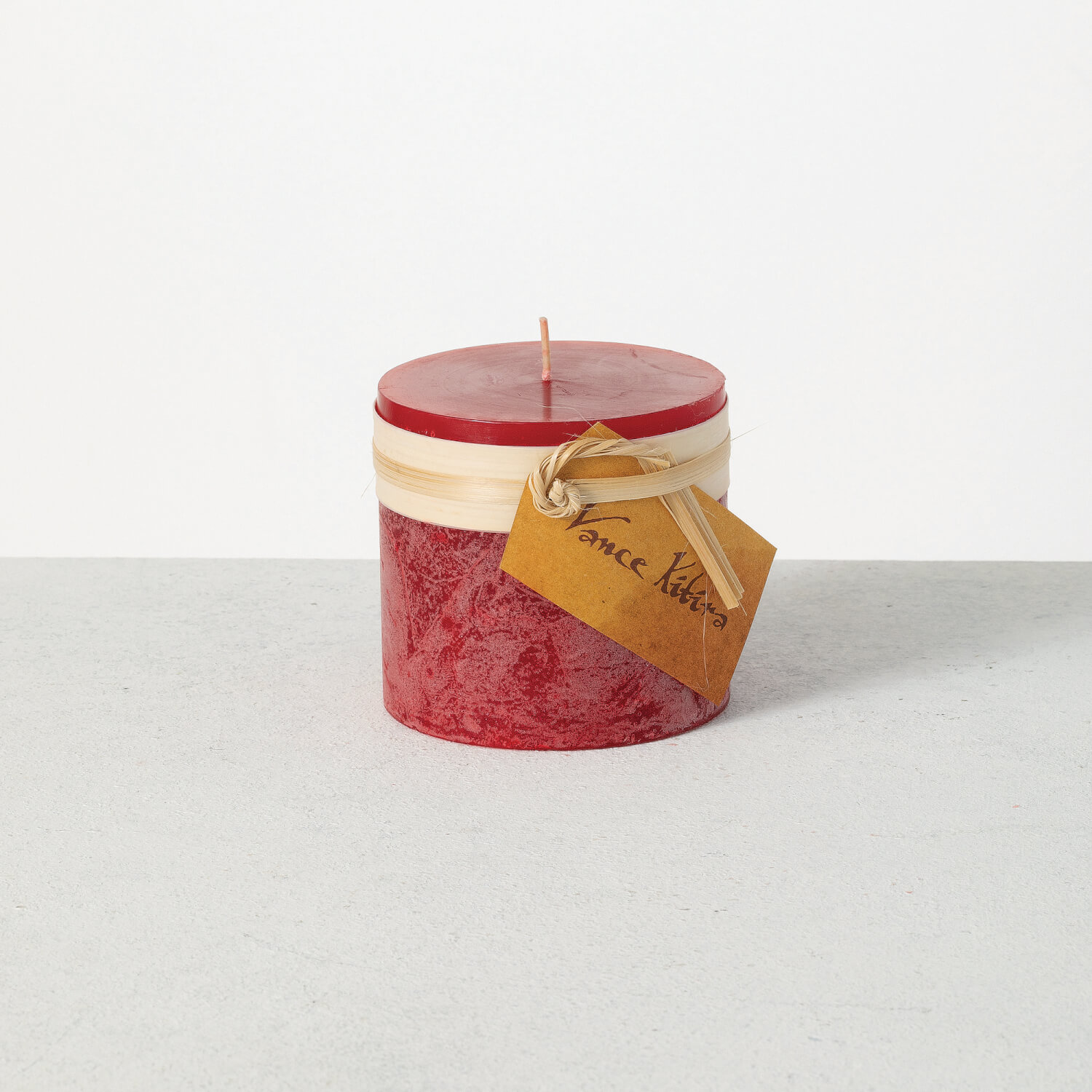 CRANBERRY TIMBER PILLAR CANDLE