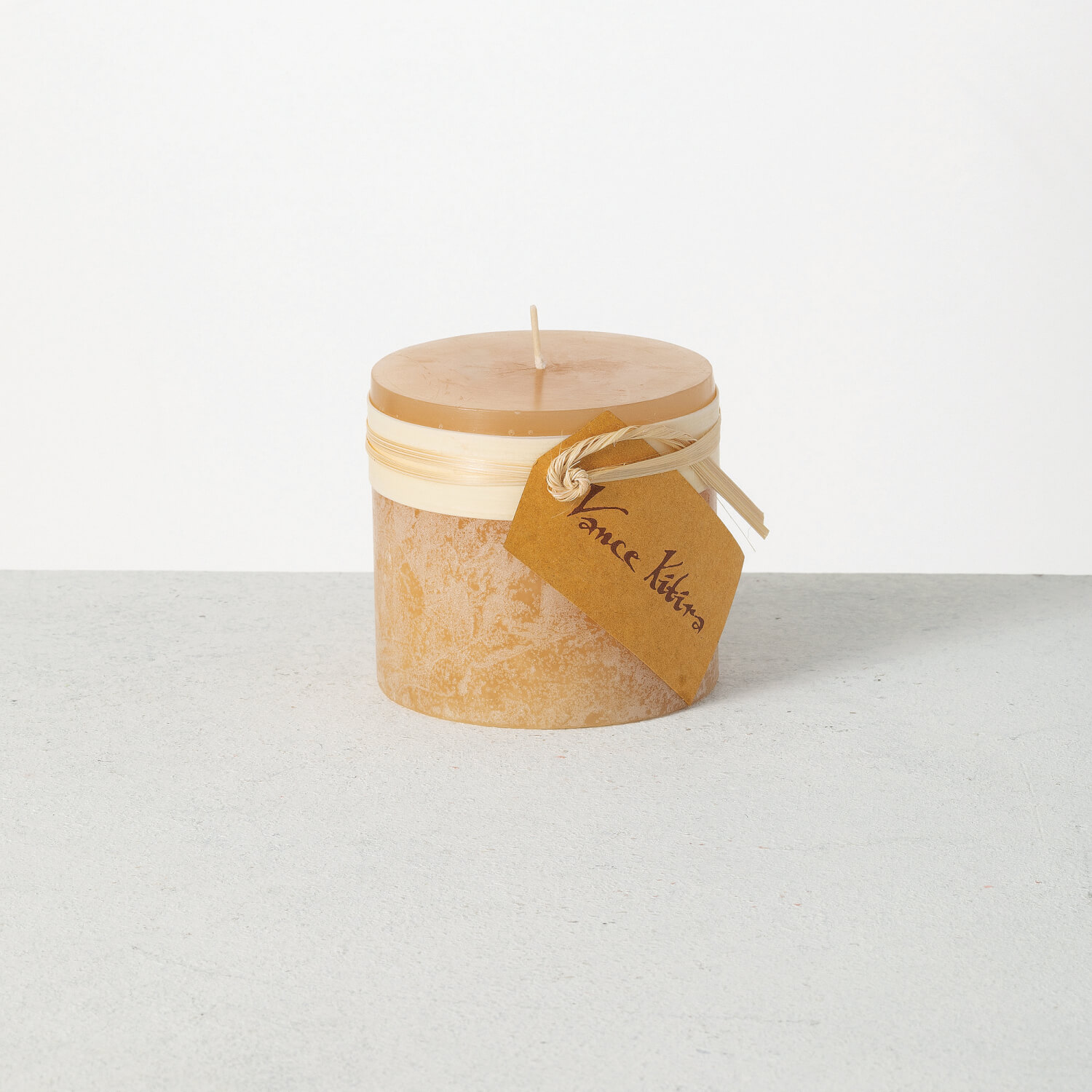 SAND TIMBER PILLAR CANDLE