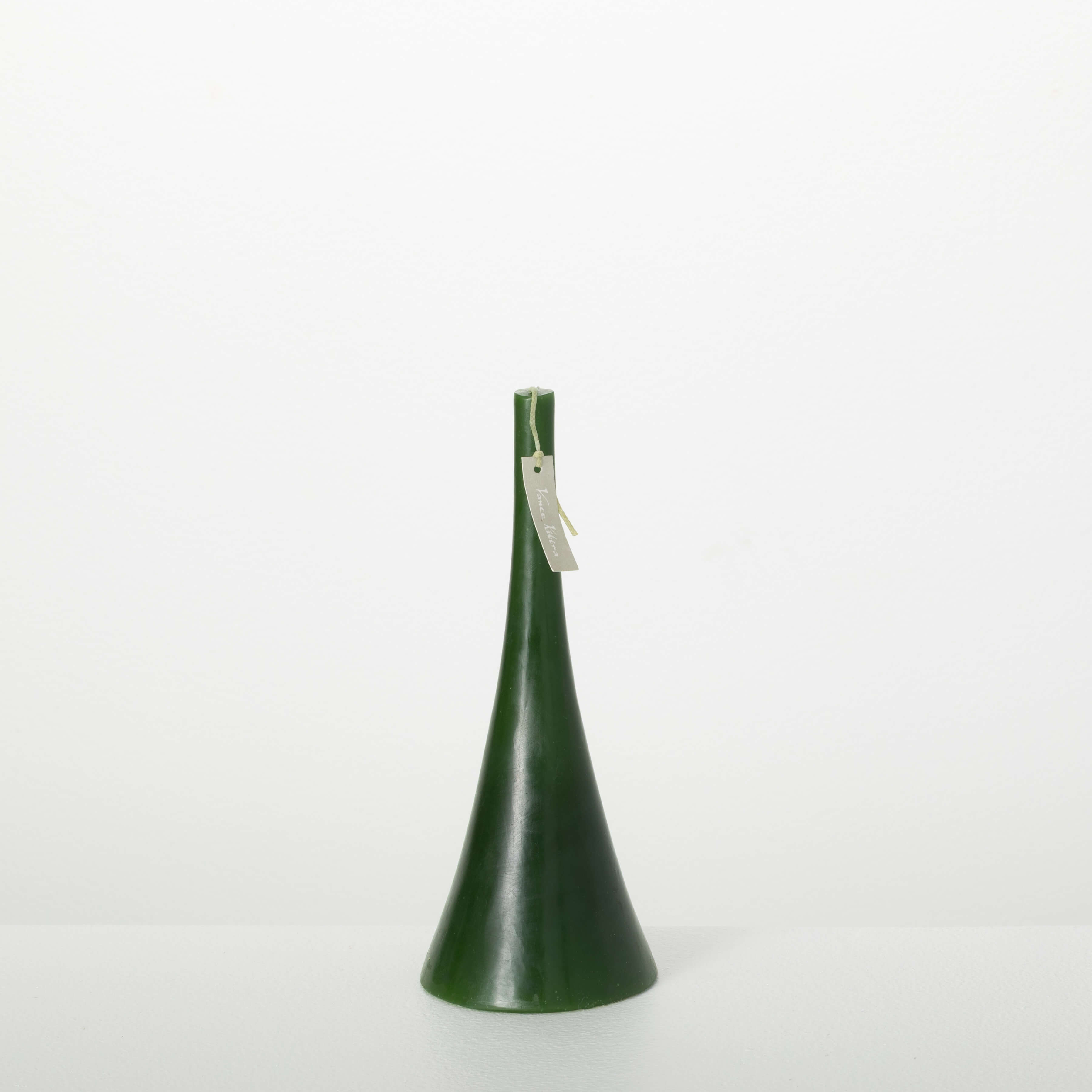 SMALL GREEN TRUMPET CANDLE