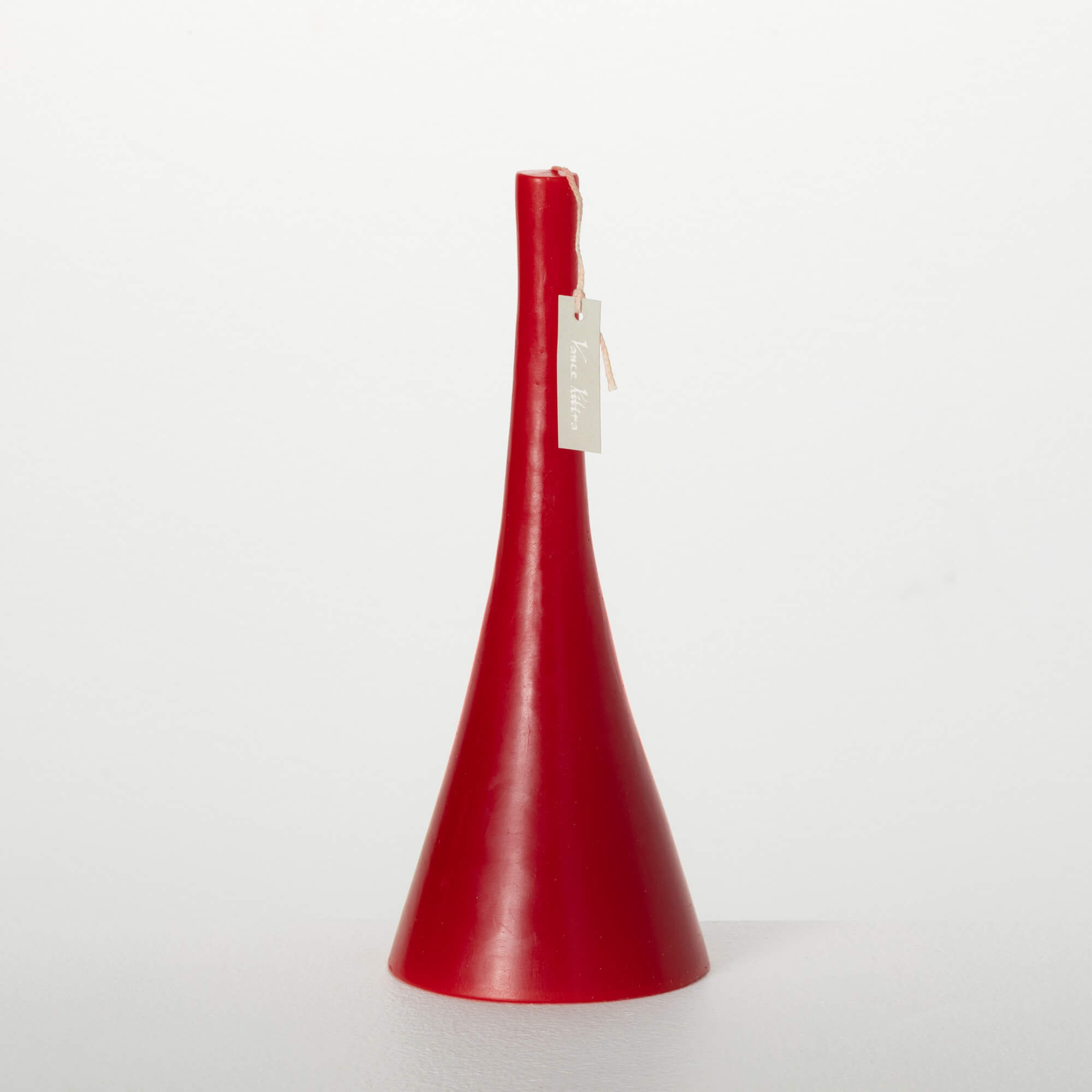 SMALL RED TRUMPET CANDLE