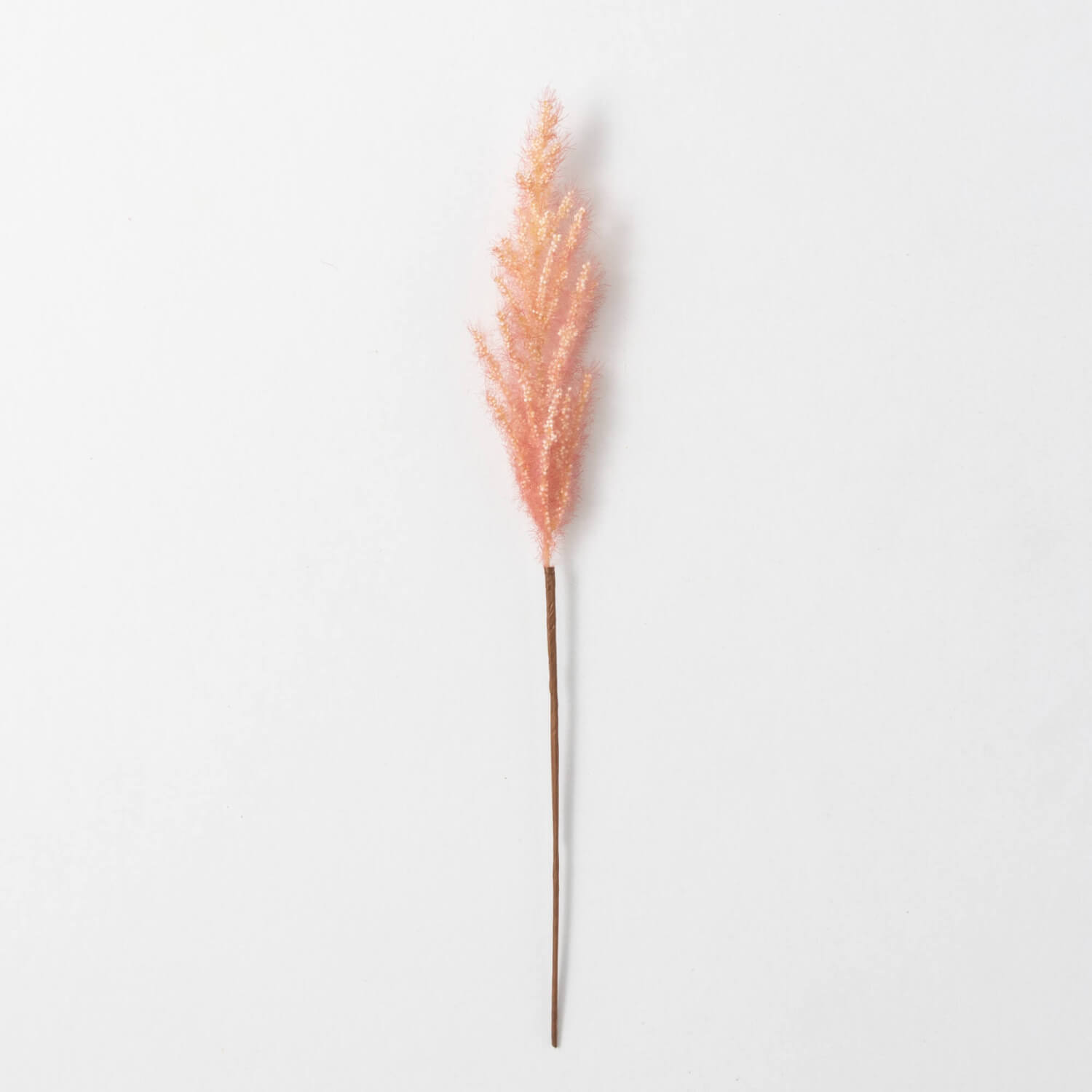 FAUX DRIED SALMON-PEACH PLUME